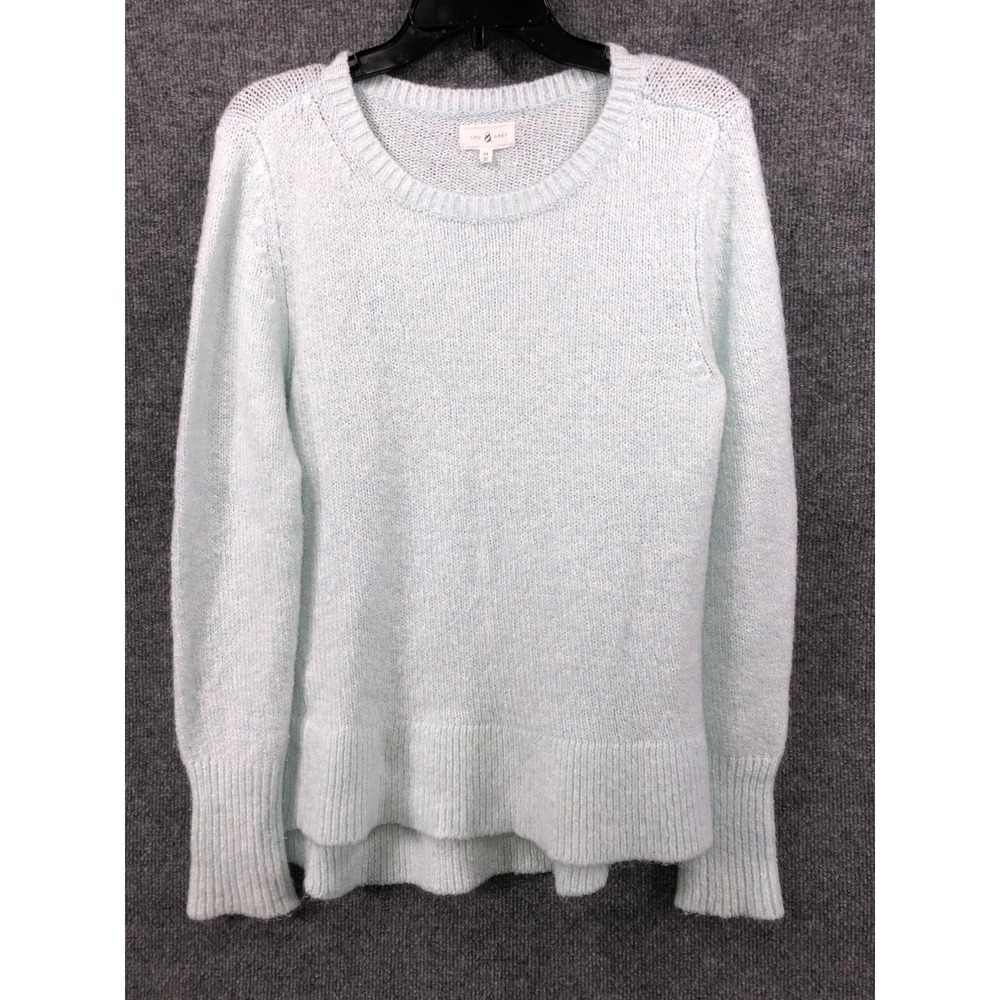 Lou & Grey‎ Sweater Knit Pullover Crew Neck Layering Soft Blue Medium